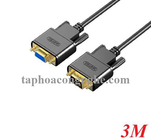 Unitek 27105 Y-C708ABK 3M Cáp Com 9 pin Rs232 nối dài extension 30027105